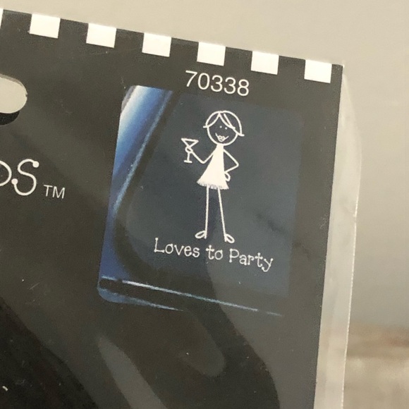 Plaid stick figure Camping & Party decals - Picture 4 of 7